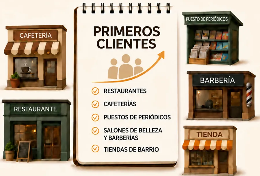 Guía para conseguir los primeros clientes