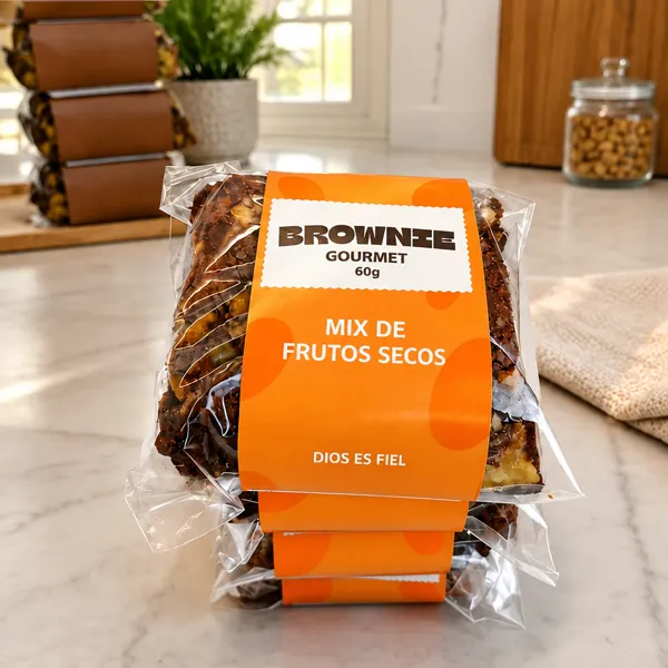 Brownie mix de frutos secos